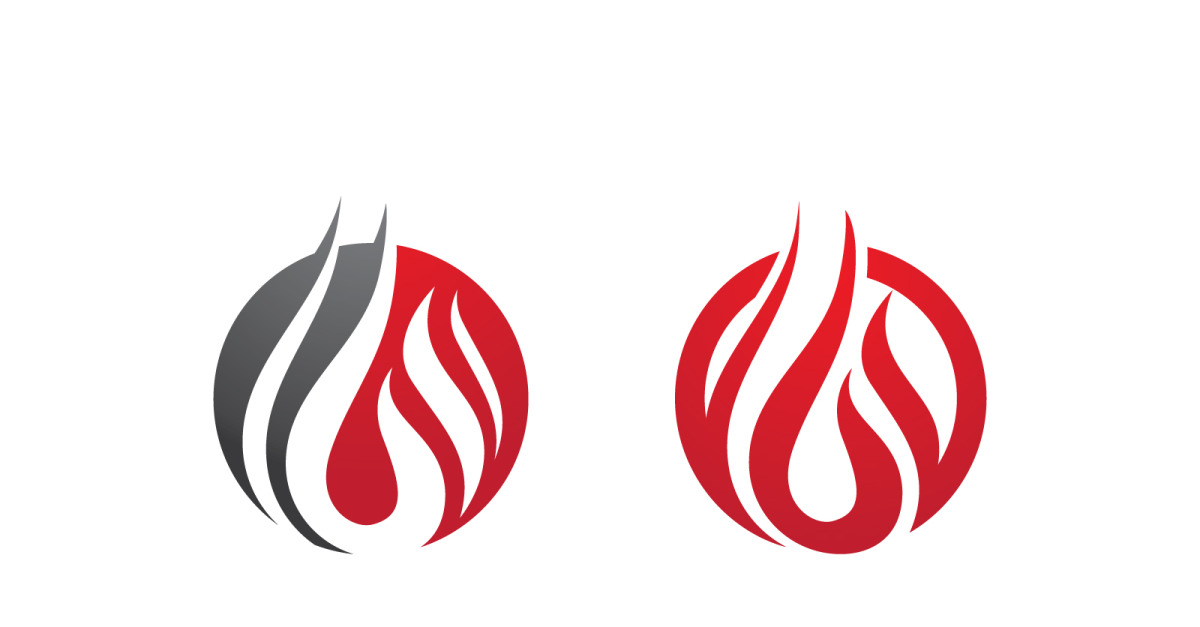 Flames Logo icon illustration vector design template vv.78