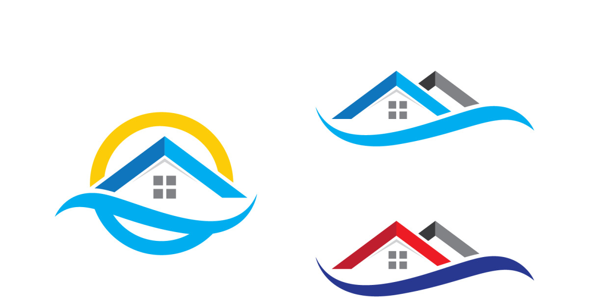 House Property concept icon logo template v.63