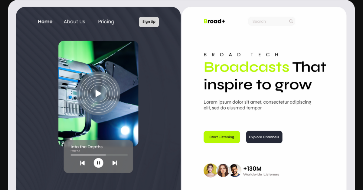 Broad – Podcast Website Hero #522960