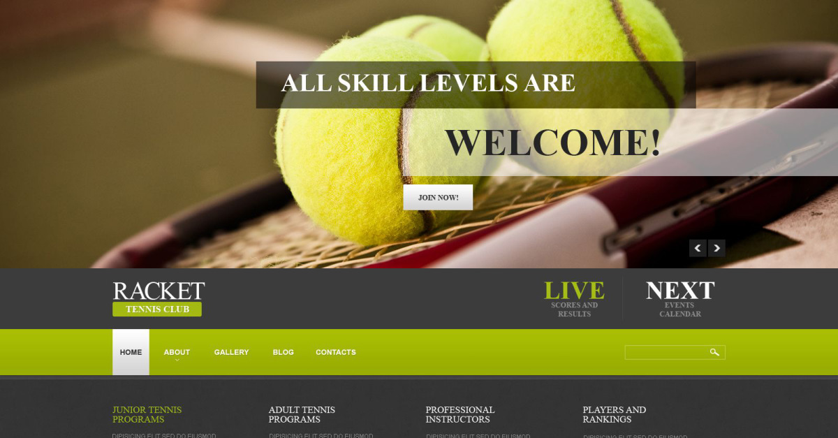 Tennis Responsive Joomla Template
by WT