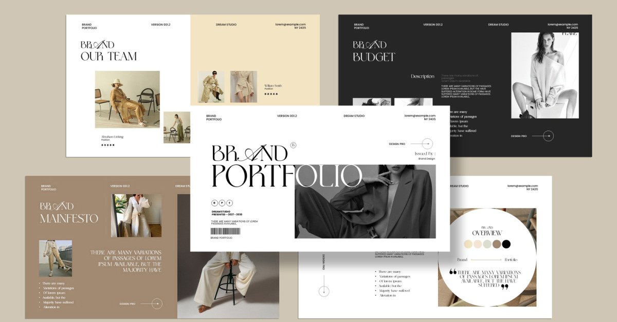 Brand Portfolio Keynote Presentation Template