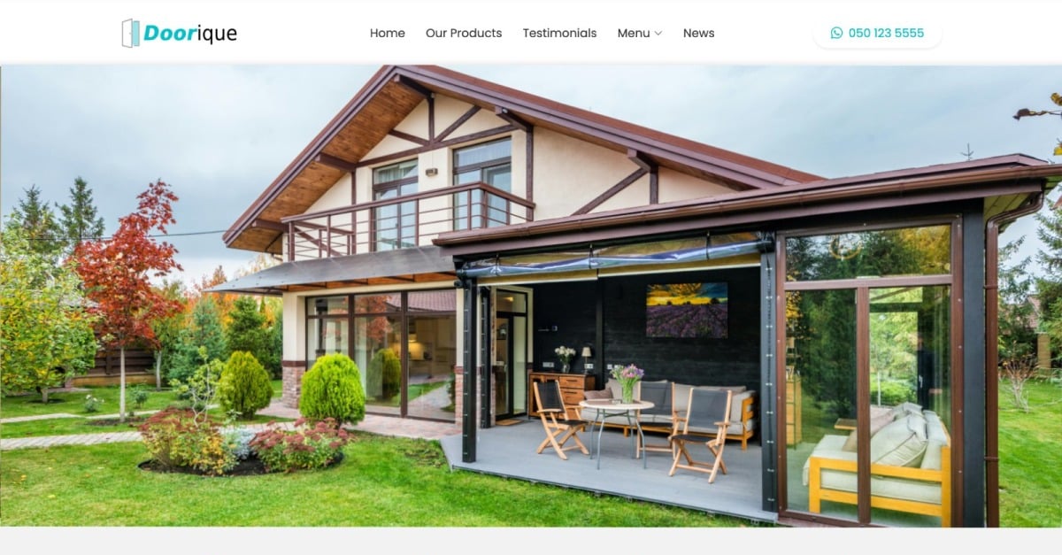 Doorique | Windows and Doors Multipurpose Website Template