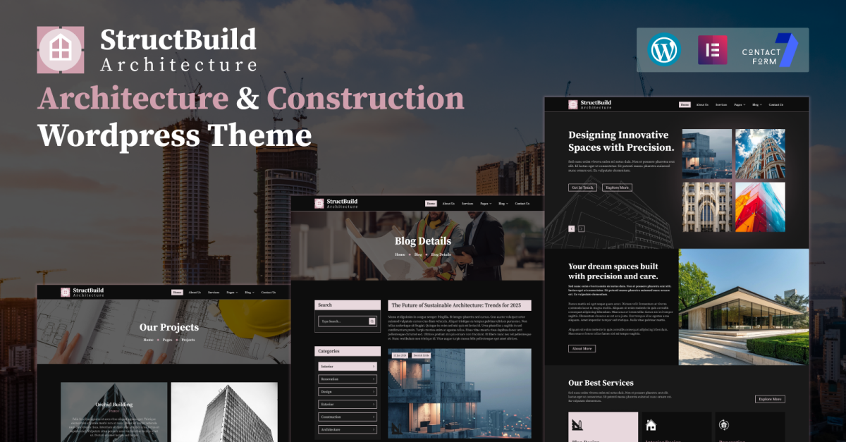 StructBuild – Architecture & Construction Company Theme