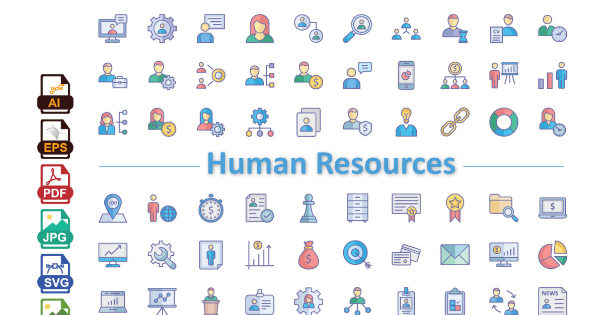 Top Human Resources Icons for Modern Workplaces | HR Icon Pack Preview
