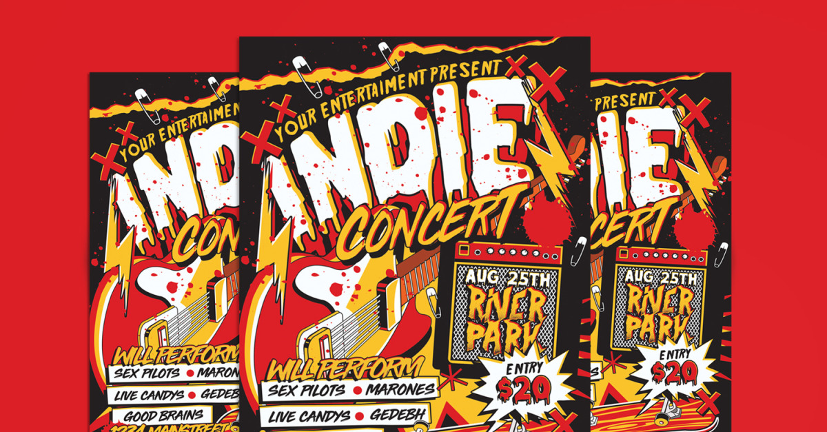 Indie Music Concert Flyer #524821