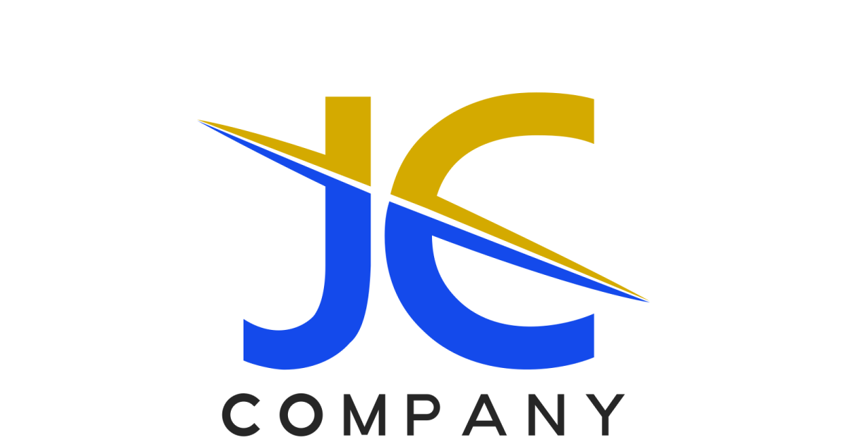 JC Letter Initial Custom Design Logo