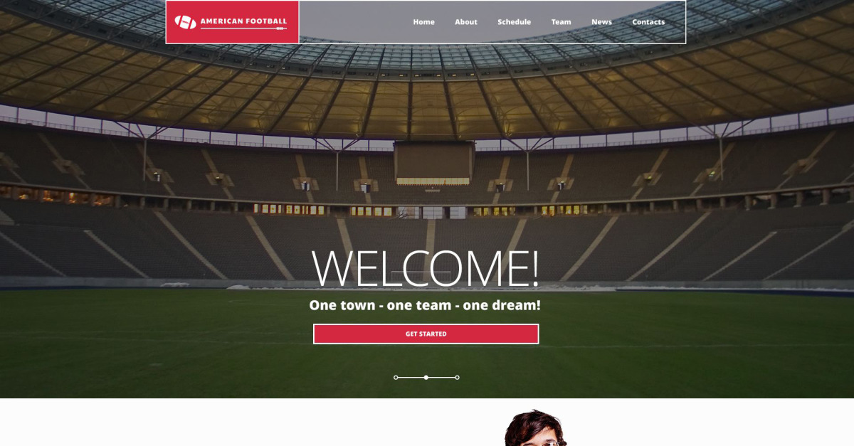 American Football Club Website Template
by WT