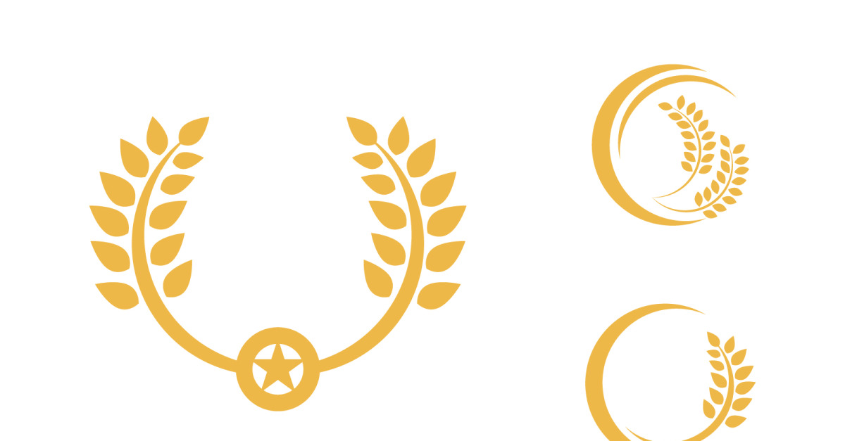 Farm Agriculture wheat rice vector illustration design v.1