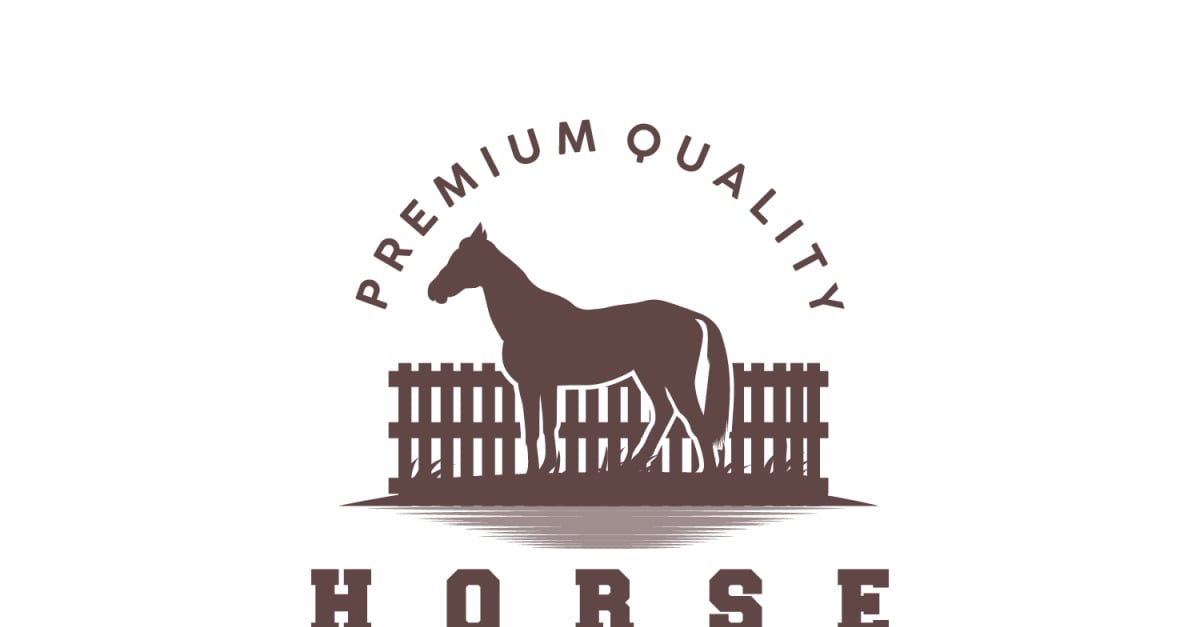 Horse Logo West Country Farm Ranch V2
