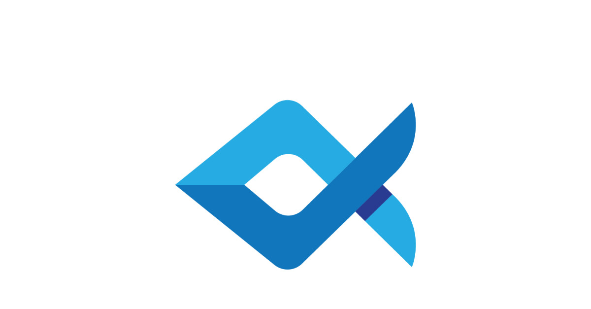 Fish Logo icon illustration Logo template design v.1