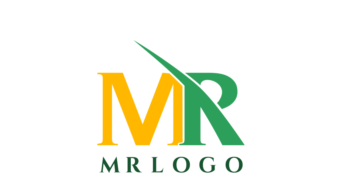 MR Letter Custom Design Logo Template