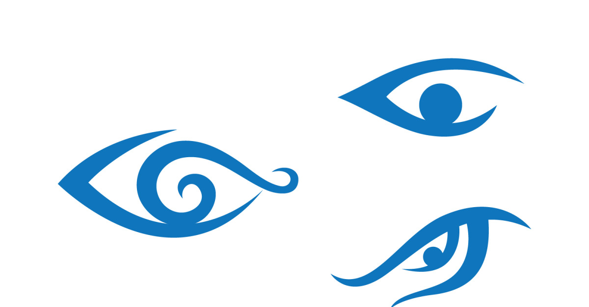 Eye clinic Healthy Care vector icon illustration design v.22