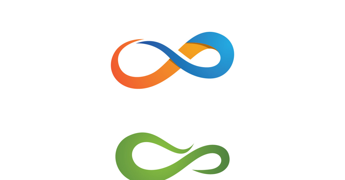 Infinity logo Design Vector icon illustration design template v.13