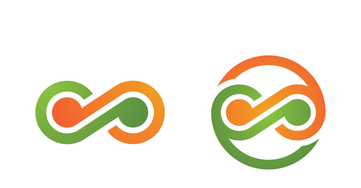 Infinity logo Design Vector icon illustration design template v.14