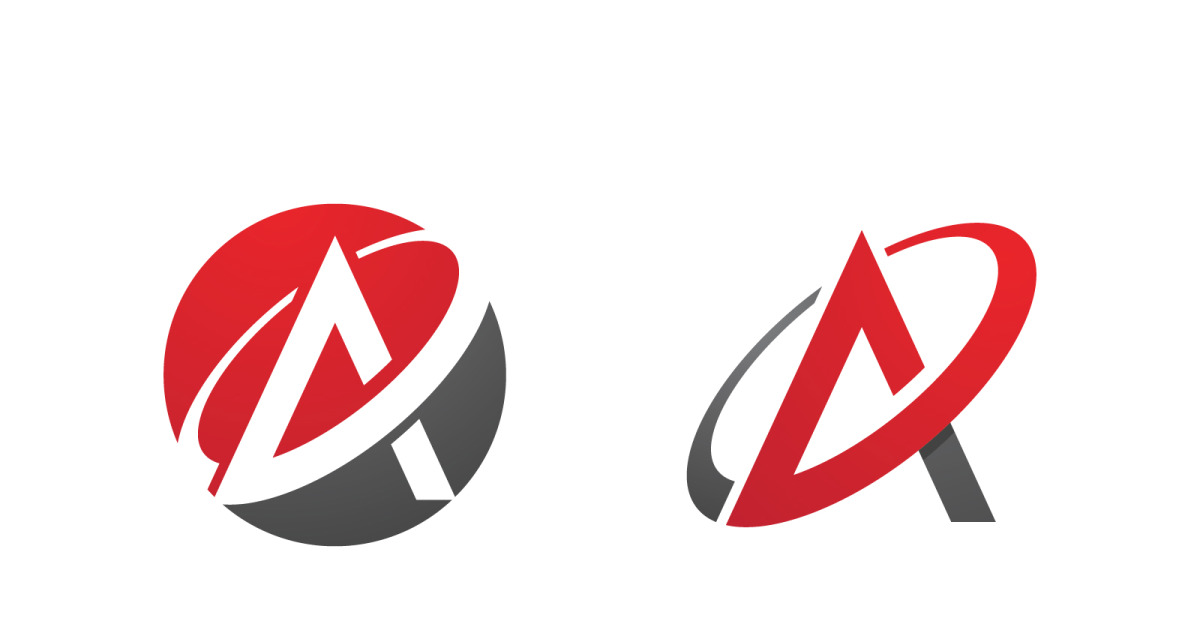 A Letter Business Concept design LogoTemplate v1.100