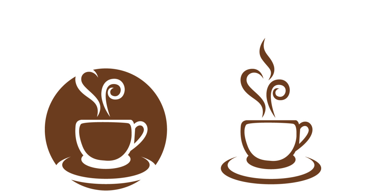 Coffee caf Shop logo Templates Vector icon design illustration v.9