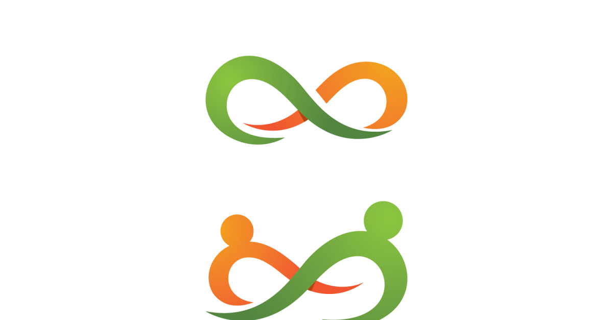 Infinity logo Design Vector icon illustration design template v.9