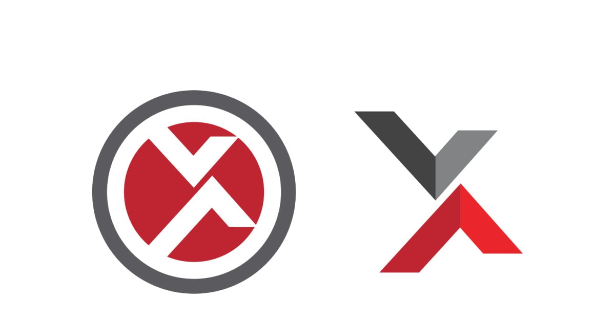 X Letter Branding design Logo Template illustration v.14