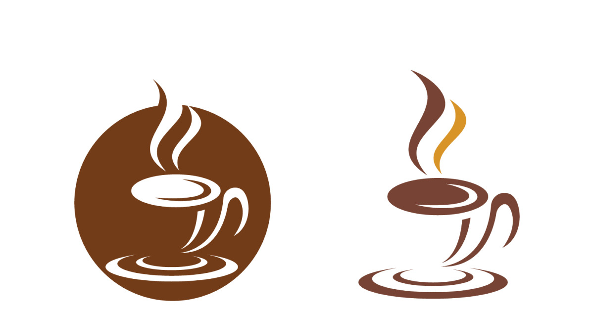 Coffee caf Shop logo Templates Vector icon design illustration v.12