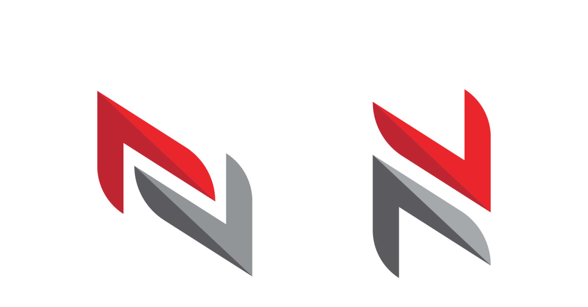 N Letter Business Concept design icon LogoTemplate v.4