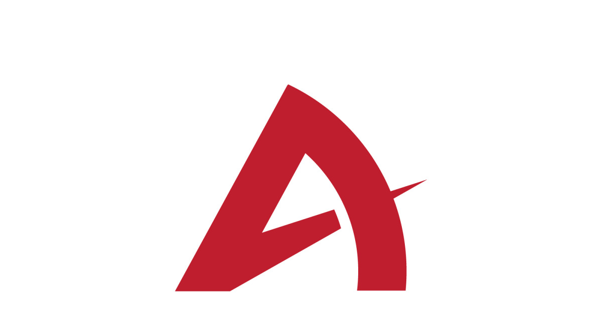 Letter A logo vector template design element V4.