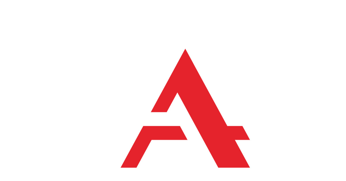 Letter A logo vector template design element V8.