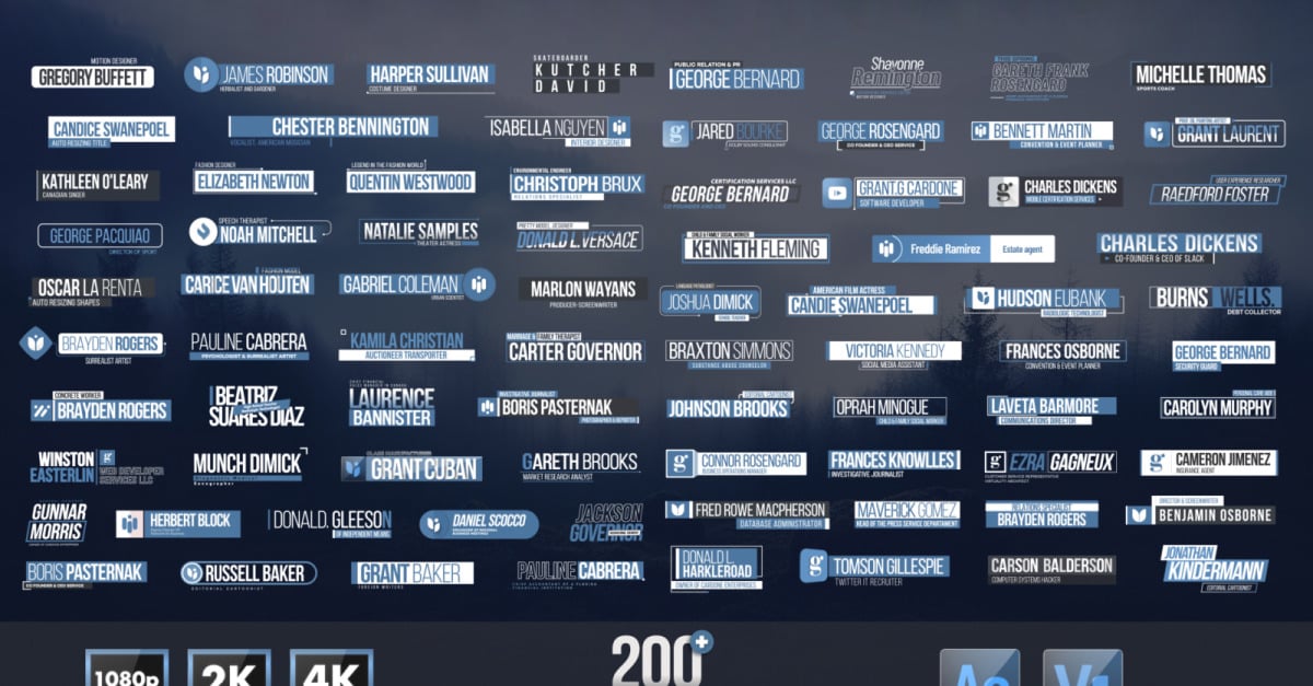 Lower Thirds Pack Lower Thirds #527950