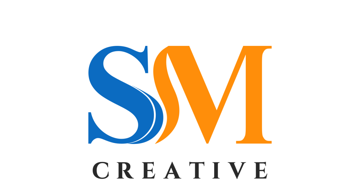 SM Letter Custom Design Logo Template