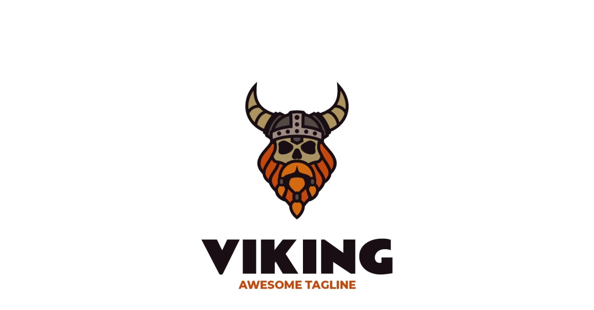 Viking Mascot Logo Design #527975