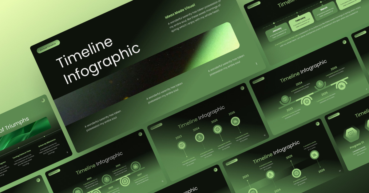 Timeline infographic Presentation PowerPoint Template