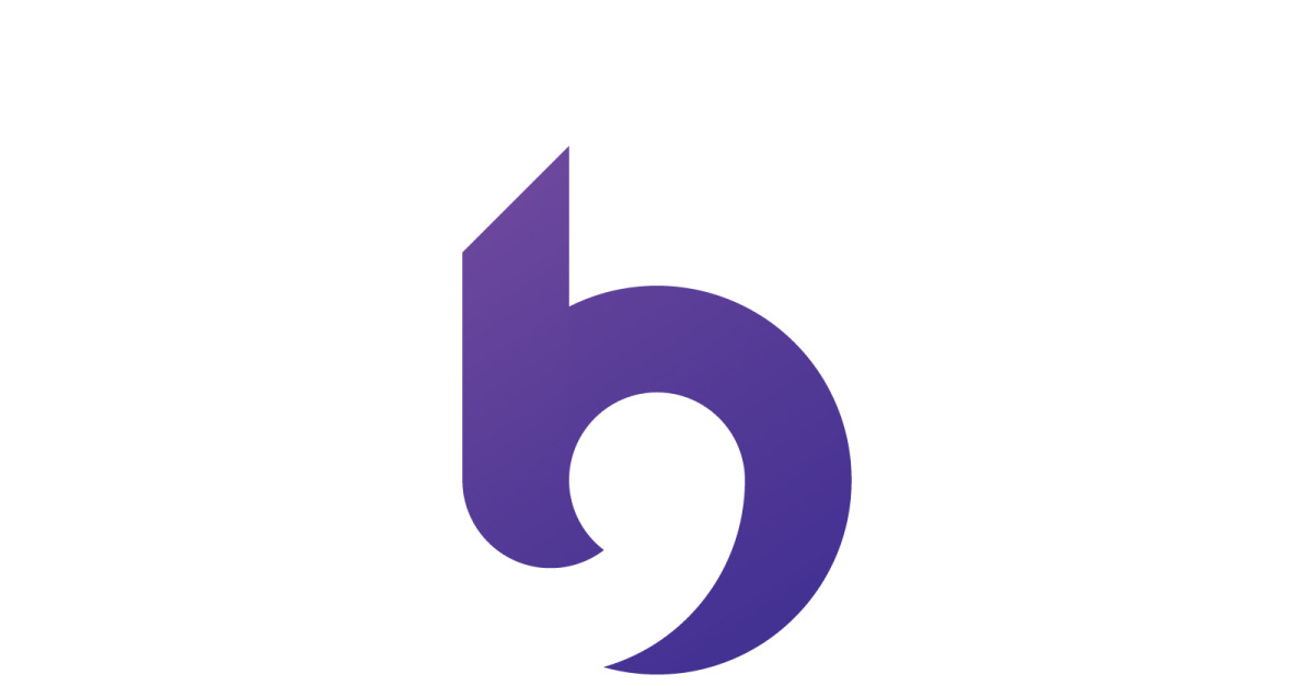 B letter Initial Logo design Template v3