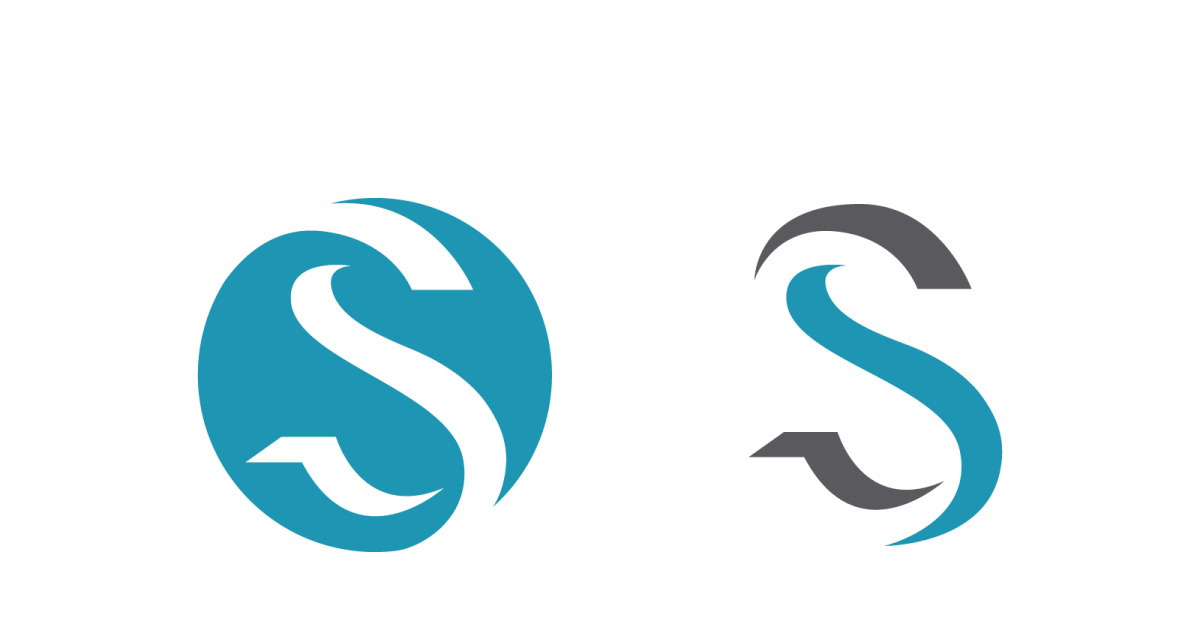 S Letter Logo business Icon illustration design Template v.67