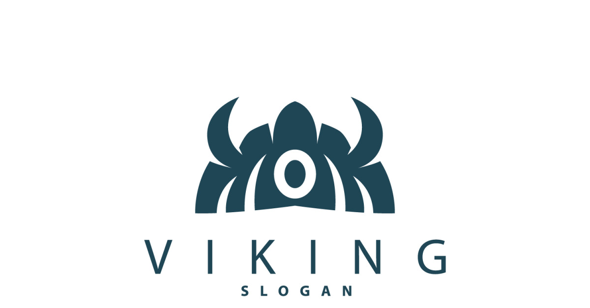 Viking logo Simple Barbarian Sparta Design V1