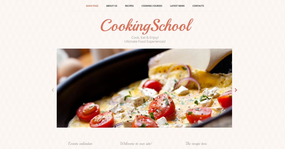 Culinary Skills Website Template
by WT