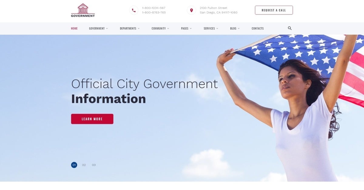 Government - Official City Government Multipage HTML Website Template
by RockThemes