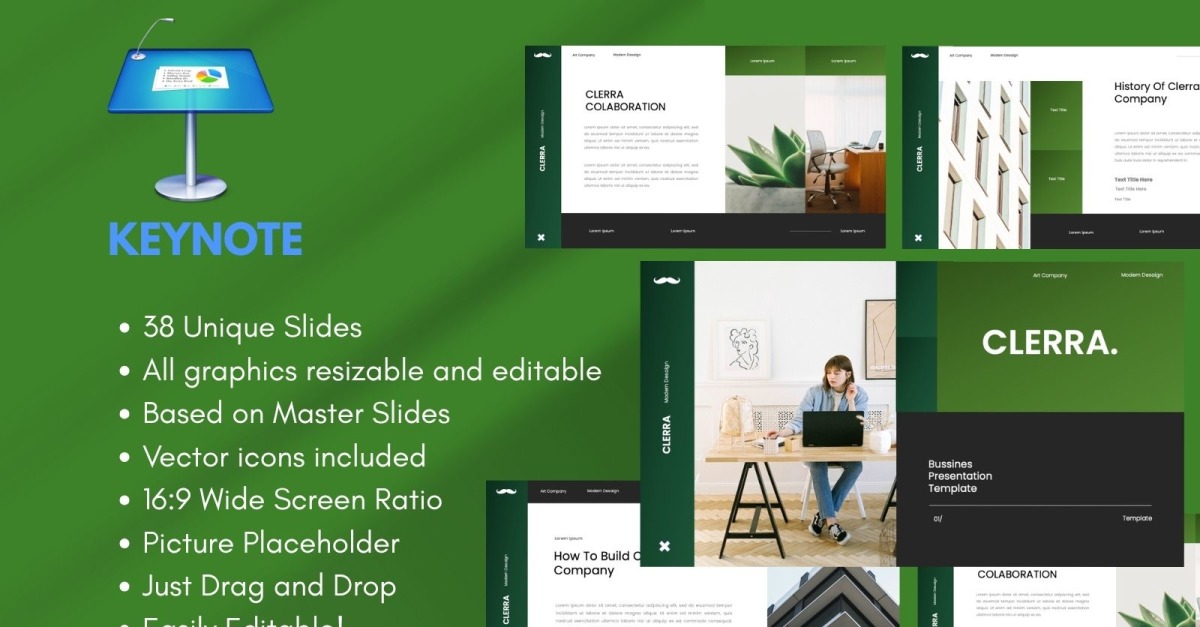 CLERRA  Business Keynote Template #529744