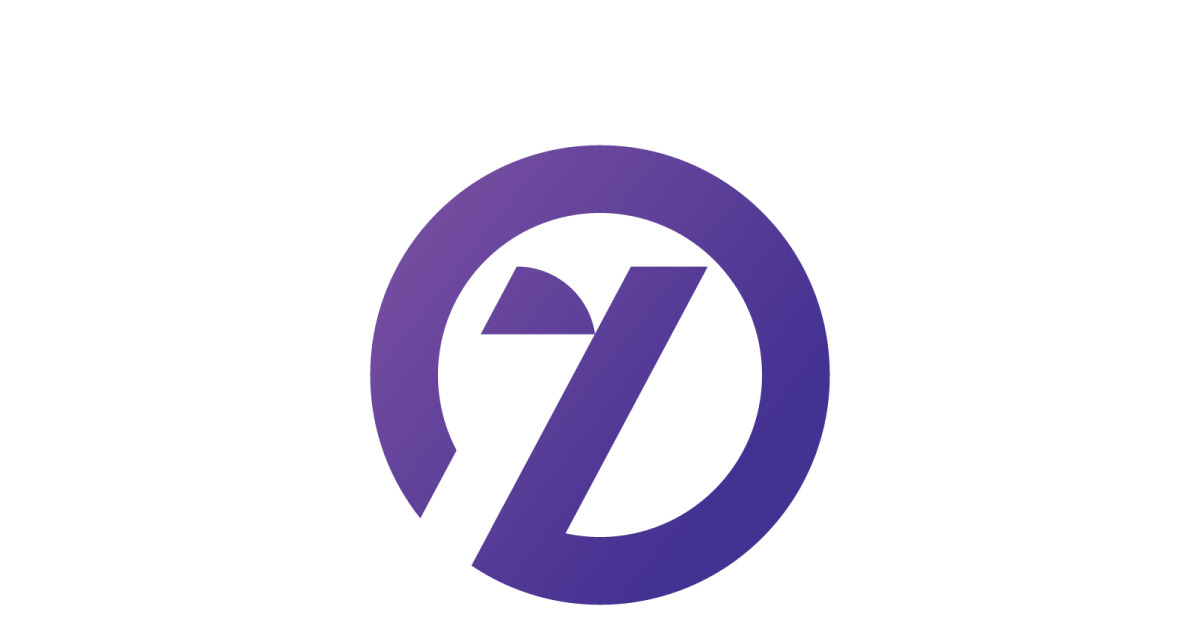 Number 7 logo icon design template V0 - TemplateMonster
