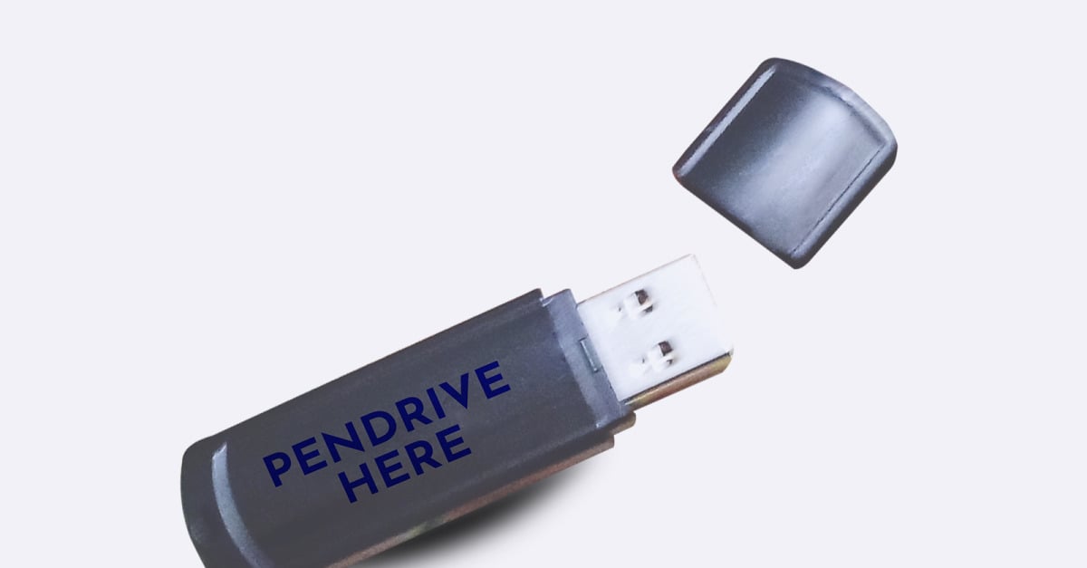 Pendrive Mockup PSD Template Design 45