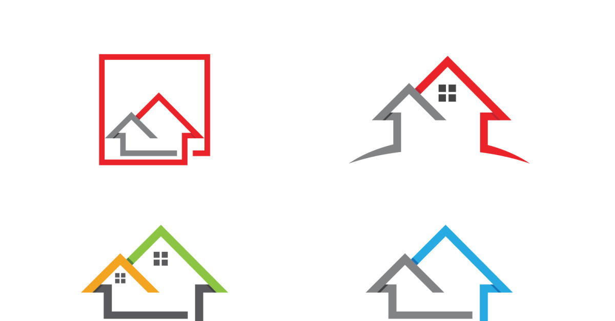 House Property concept icon logo template v.166