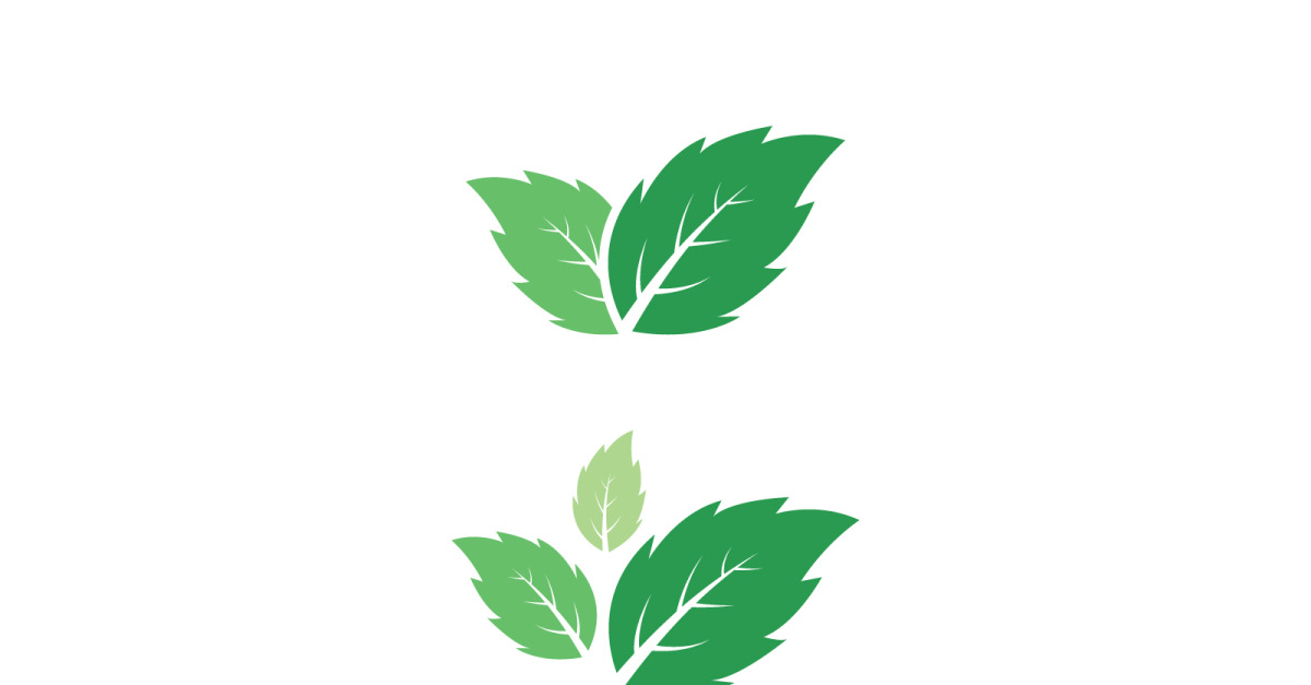 Ecology Tree  Leaf vector icon illustration logo design v.48
