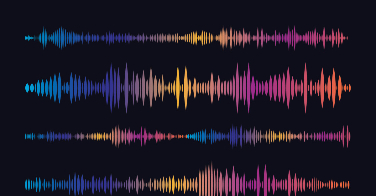 Music Sound Wave illustration design template v.3