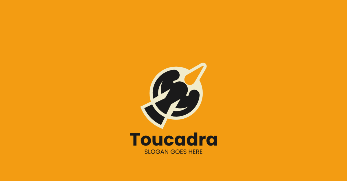 Monochrome Toucan Logo Design #533929