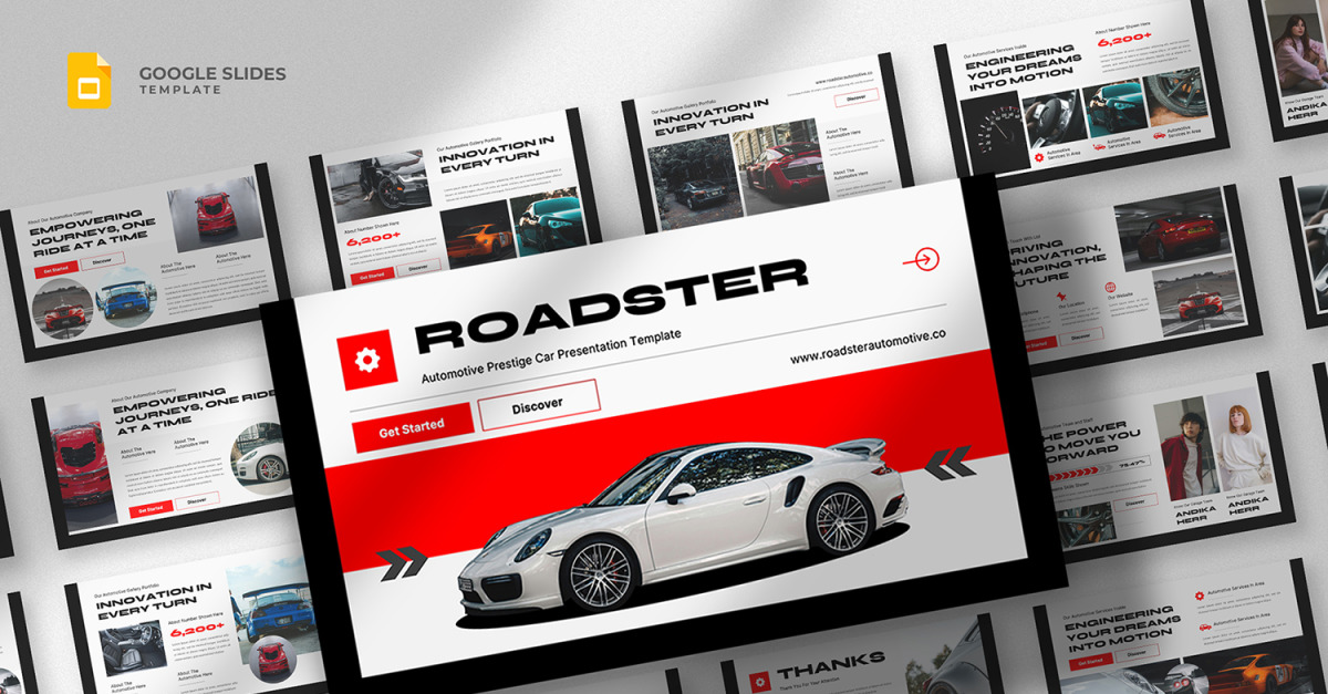 Roadster – Car Automotive Google Slides Template
