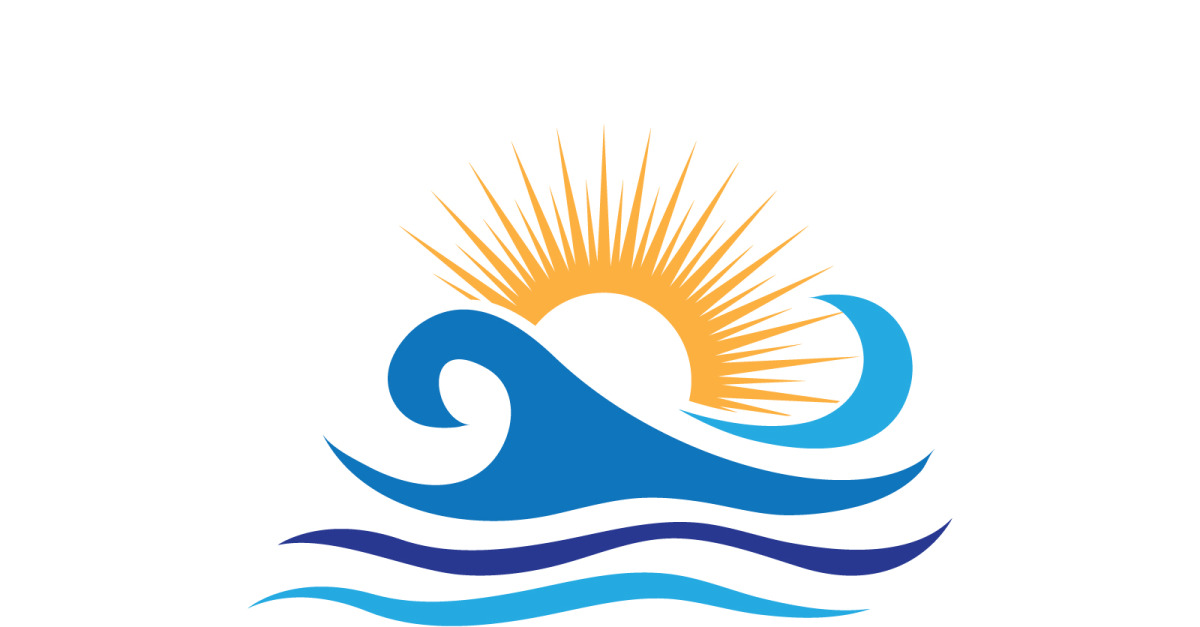 Water wave liquid vector Logo illustration design V3.248