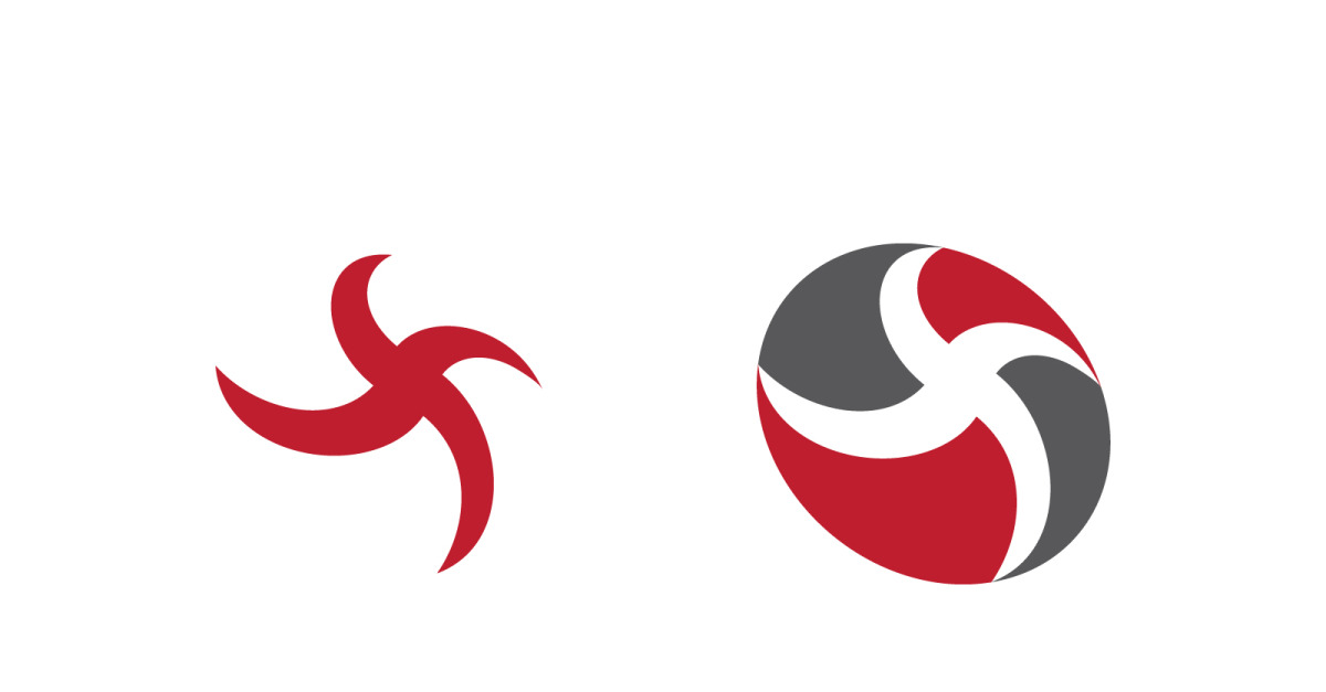 Wind Vortex Concept icon Logo illustration template v1.7