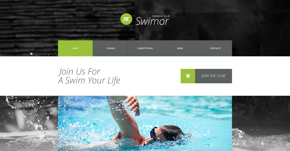 Swimming Club Website Template
by WT