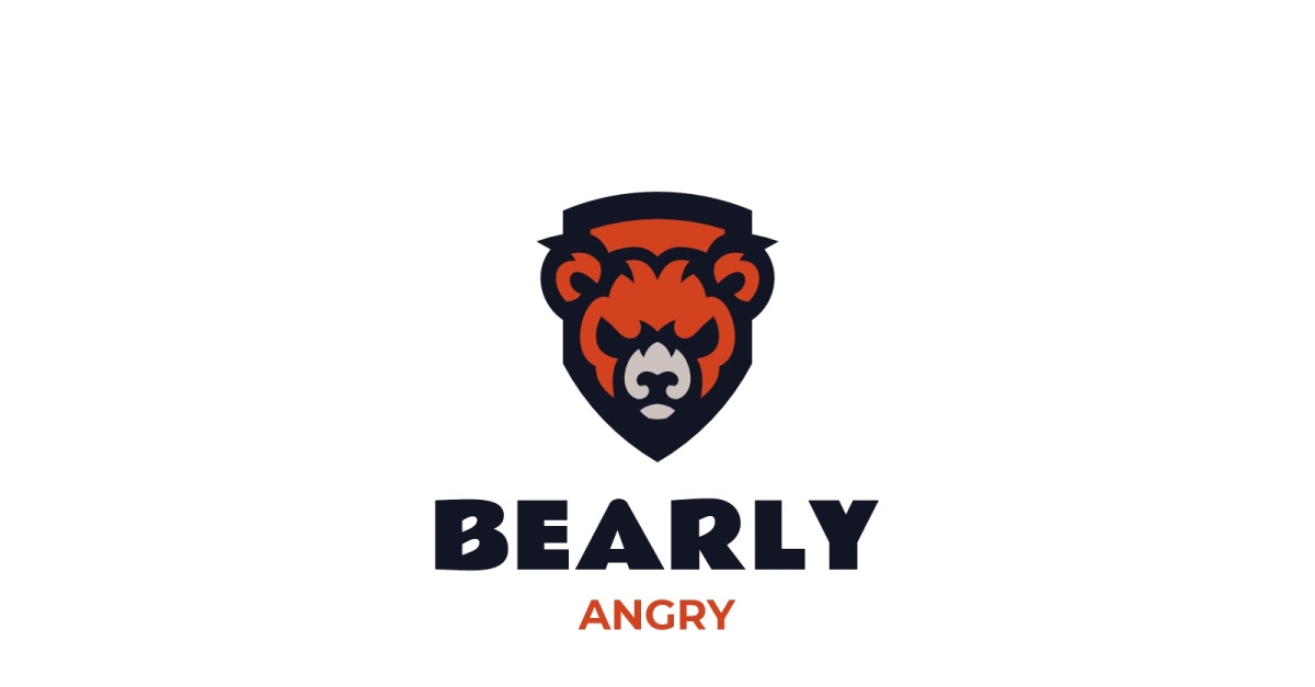 Mascot Modern Bear Logo Design 214 #538235
