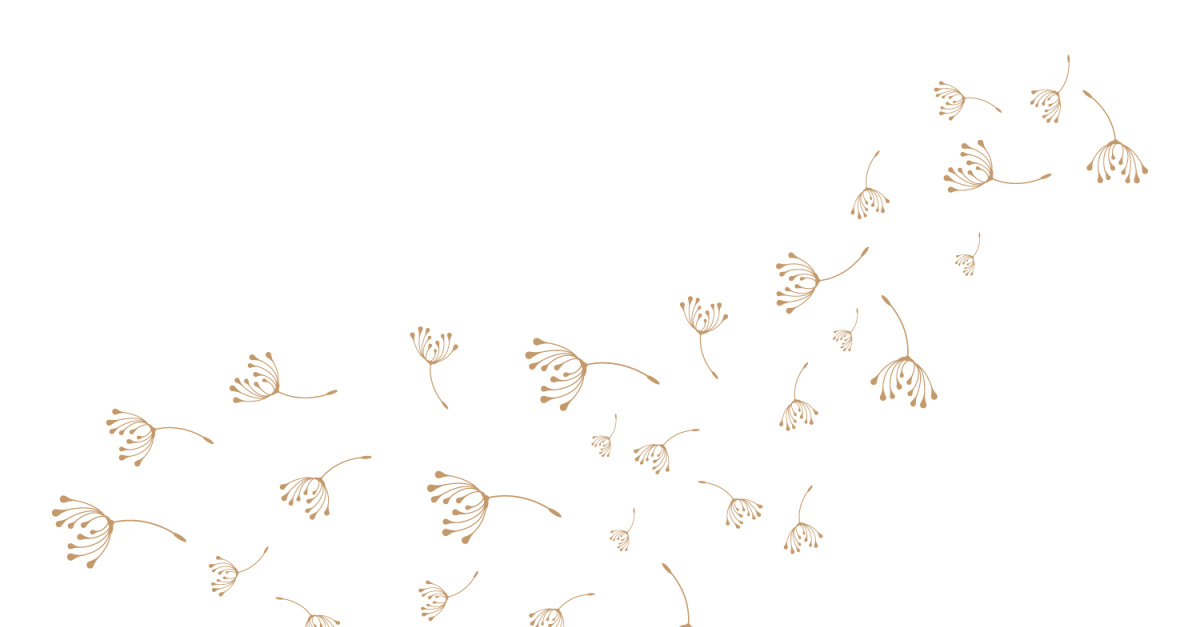 Dandelion Flower Logo Design Minimalist Template V39