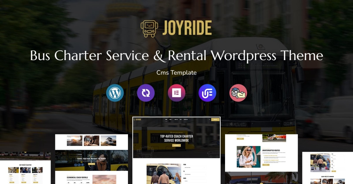 Joyride – Bus Charter And Rental Service Multipurpose Responsive WordPress Theme