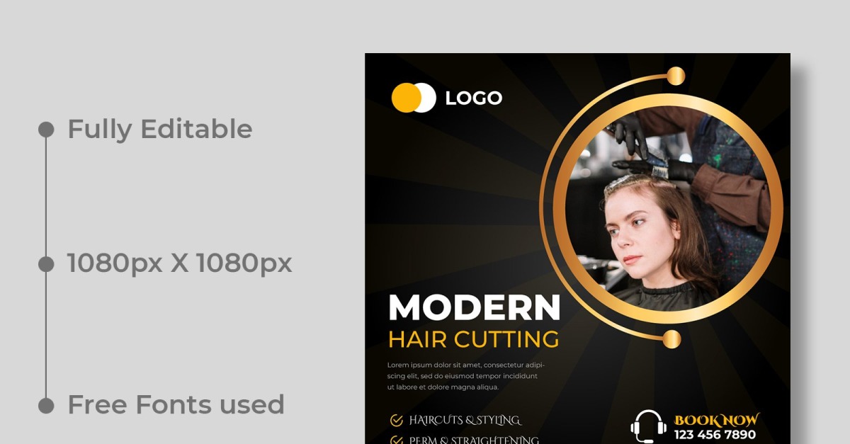 Salon and Skin Care Social Media Post Ver-2